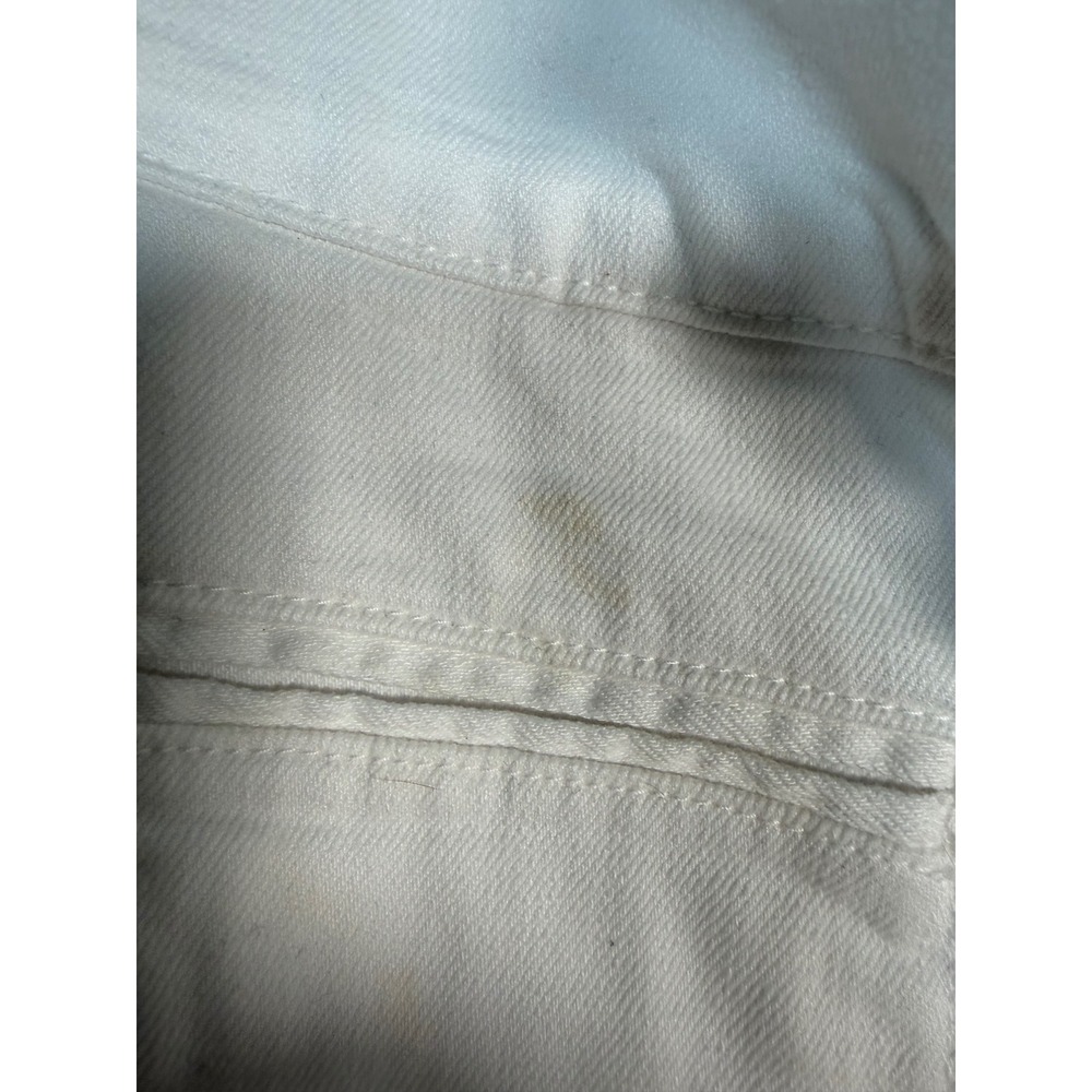 FRAME White High Rise Wide Leg Denim Trousers Jeans Size 24 NWT - Picture 5 of 9